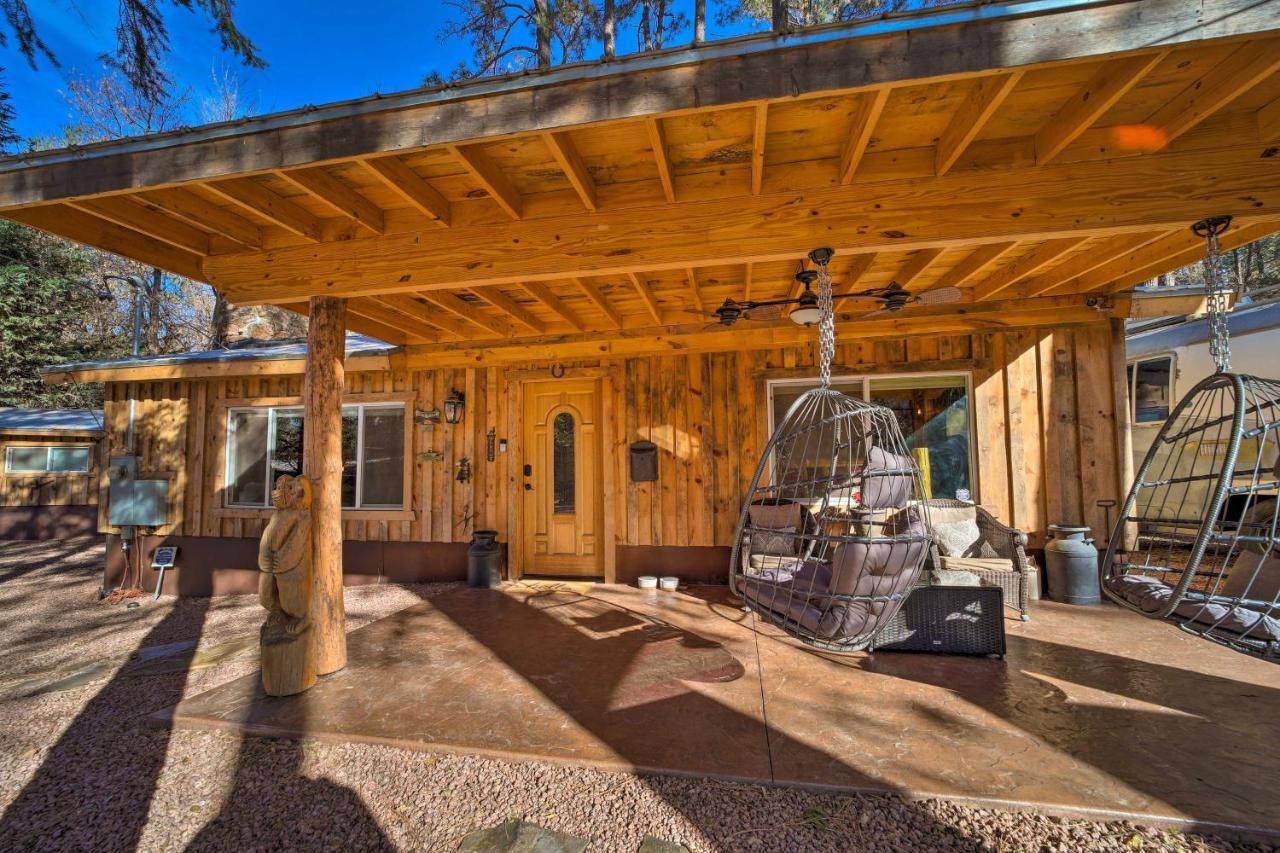 Cozy Cabin Retreat With Patio And Fenced Yard Payson Extérieur photo