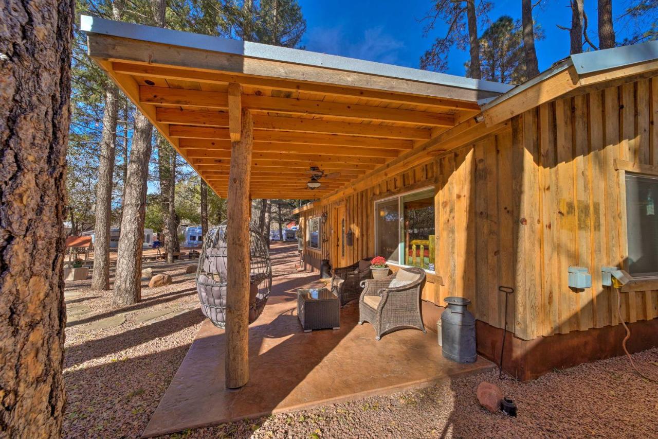 Cozy Cabin Retreat With Patio And Fenced Yard Payson Extérieur photo